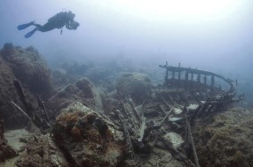 Photographer at the Wreck Graveyard