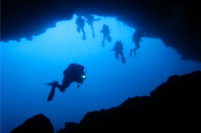 Diving Poseidons Cave